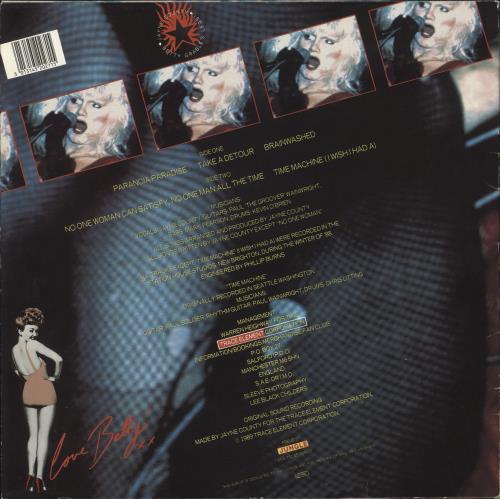 Jayne County Betty Grable's Legs! vinyl LP album (LP record) UK J3-LPBE732117