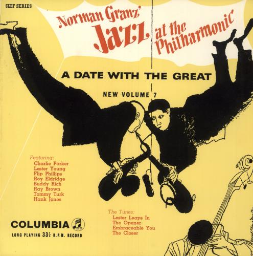 Jazz At The Philharmonic A Date With The Great - New Volume 7 vinyl LP album (LP record) UK JJHLPAD744211