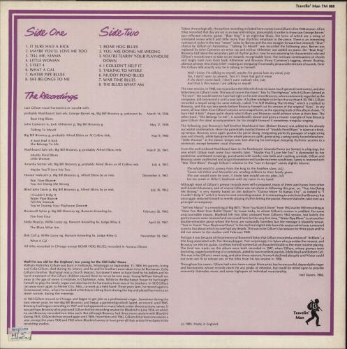 Jazz Gillum Jazz Gillum 1938-1947 vinyl LP album (LP record) UK JZGLPJA878342