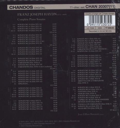 Jean-Efflam Bavouzet Haydn - Complete Piano Sonatas - Sealed CD Album Box Set UK 2GADXHA829613