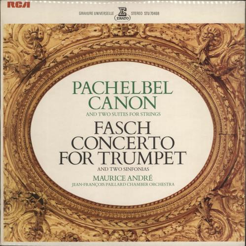 Jean-Franois Paillard Chamber Orchestra Pachelbel: Canon & Two Suites For Strings / Fasch: Concerto For Trumpet & Two Sinfonias vinyl LP album (LP record) UK 2HILPPA766724