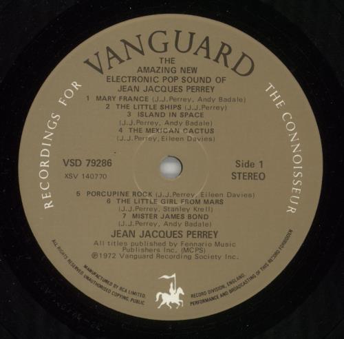 Jean-Jacques Perrey The Amazing New Electronic Pop Sound vinyl LP album (LP record) UK PEYLPTH460883