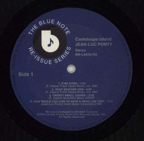 Jean-Luc Ponty Canteloupe Island 2-LP vinyl record set (Double LP Album) US JA72LCA627745