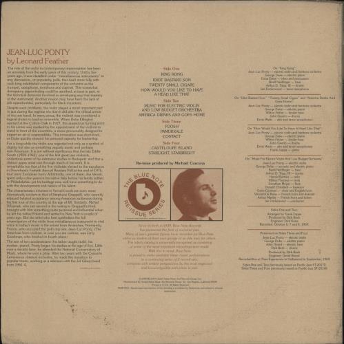 Jean-Luc Ponty Canteloupe Island 2-LP vinyl record set (Double LP Album) US JA72LCA627745