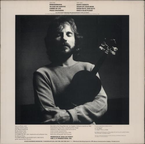 Jean-Luc Ponty Civilized Evil vinyl LP album (LP record) US JA7LPCI715588