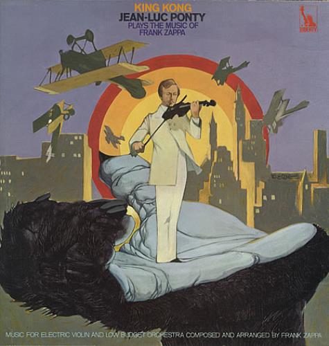 Jean-Luc Ponty King Kong vinyl LP album (LP record) UK JA7LPKI336655
