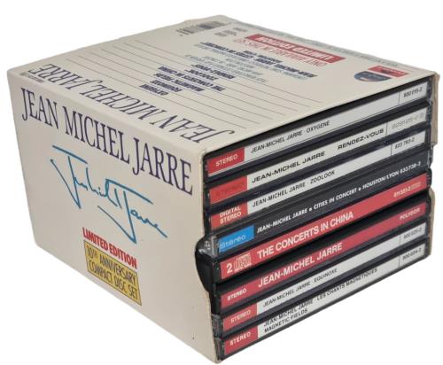 Jean-Michel Jarre 10th Anniversary C.D. Set CD Album Box Set German JMJDXTH18174