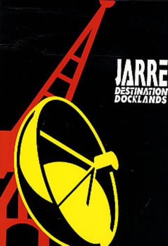 Jean-Michel Jarre Destination Docklands + Ticket tour programme UK JMJTRDE222777
