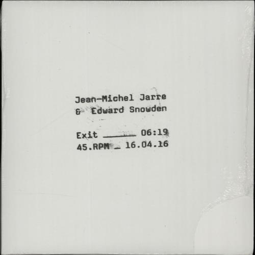 Jean-Michel Jarre Exit - RSD 16 - Sealed 7" vinyl single (7 inch record / 45) UK JMJ07EX651091