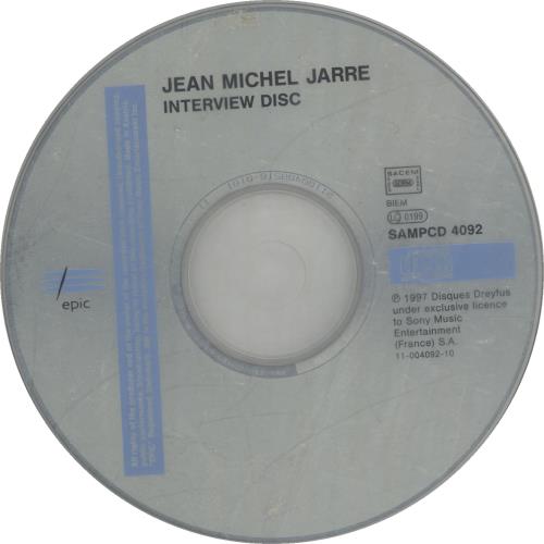Jean-Michel Jarre Oxygene Interview Disc CD album (CDLP) Austrian JMJCDOX107567