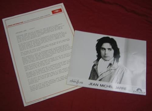Jean-Michel Jarre Press Information media press pack German JMJPPPR339765