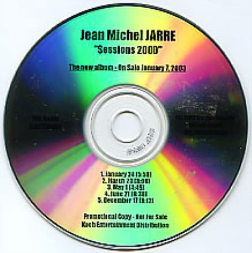 Jean-Michel Jarre Sessions 2000 CD-R acetate US JMJCRSE281631