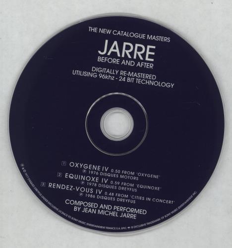 Jean-Michel Jarre The New Catalogue Masters CD single (CD5 / 5") French JMJC5TH85817