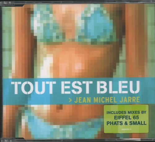 Jean-Michel Jarre Tout Est Bleu CD single (CD5 / 5") UK JMJC5TO159813