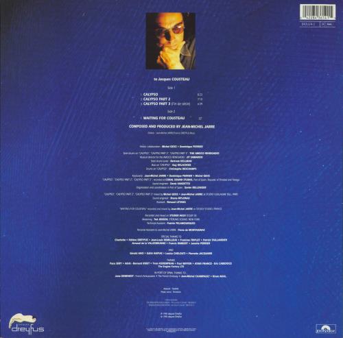 Jean-Michel Jarre Waiting For Cousteau vinyl LP album (LP record) Dutch JMJLPWA823526