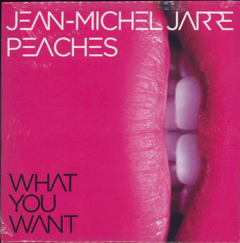Jean-Michel Jarre What You Want - Clear Vinyl - Sealed 7" vinyl single (7 inch record / 45) UK JMJ07WH768792