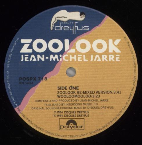 Jean-Michel Jarre Zoolook 12" vinyl single (12 inch record / Maxi-single) UK JMJ12ZO01936