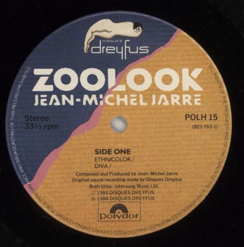 Jean-Michel Jarre Zoolook vinyl LP album (LP record) UK JMJLPZO84040