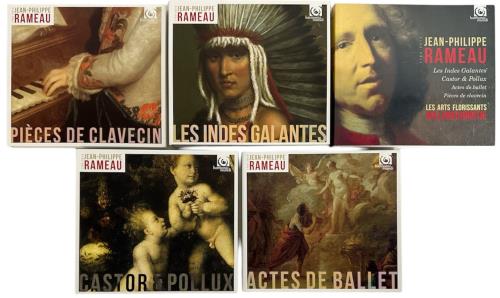 Jean-Philippe Rameau Les Indes Galantes, Castor & Pollux, Harpsichord Suites, Anacron, Pygmalion, Nle & Myrthis CD Album Box Set Australian J5ADXLE834084