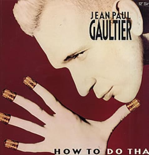 Jean Paul Gaultier How To Do That - Gold Stamped Promo 12" vinyl single (12 inch record / Maxi-single) US JPG12HO91299