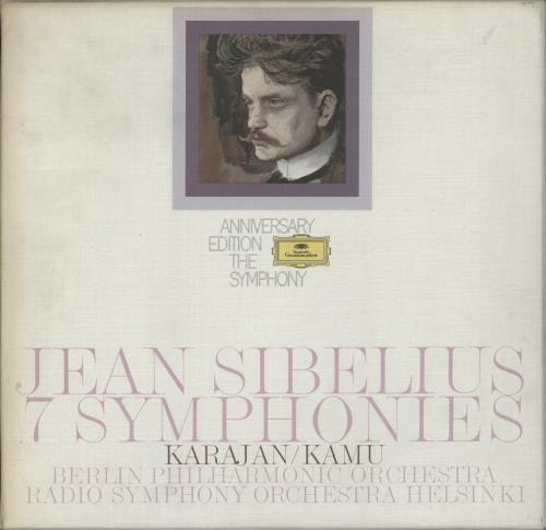 Jean Sibelius 7 Symphonies Vinyl Box Set UK SE3VXSY878371