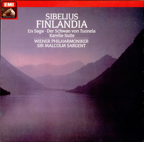 Jean Sibelius Finlandia vinyl LP album (LP record) German SE3LPFI527045