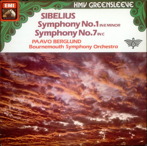 Jean Sibelius Symphony No. 1 in E minor / Symphony No. 7 in C vinyl LP album (LP record) UK SE3LPSY533420