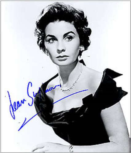 Jean Simmons Autographed Publicity Photograph photograph UK JS5PHAU268891