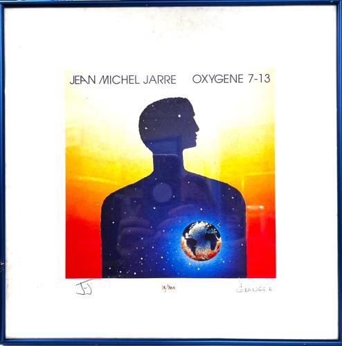 Jean-Michel Jarre Oxygene 7-13 - Signed Artwork Print memorabilia UK JMJMMOX590733