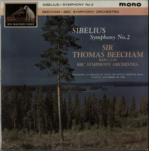 Jean Sibelius Symphony No. 2 in D Major, Op. 43 UK vinyl LP album (LP ...