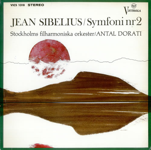 Jean Sibelius Symphony No. 2 German vinyl LP album (LP record) (527148)