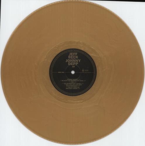 Jeff Beck 18 - Gold Nugget Vinyl + Opened Shrink vinyl LP album (LP record) UK BEKLPGO874785