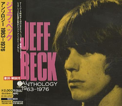Jeff Beck Anthology 1963-1976 CD album (CDLP) Japanese BEKCDAN323262