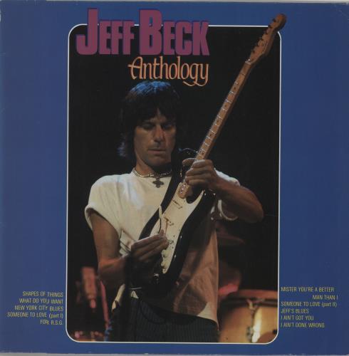 Jeff Beck Anthology vinyl LP album (LP record) Dutch BEKLPAN673933