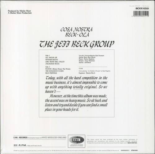 Jeff Beck Beck-Ola - Sealed vinyl LP album (LP record) UK BEKLPBE802506