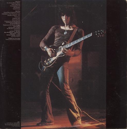 Jeff Beck Blow By Blow vinyl LP album (LP record) US BEKLPBL327289