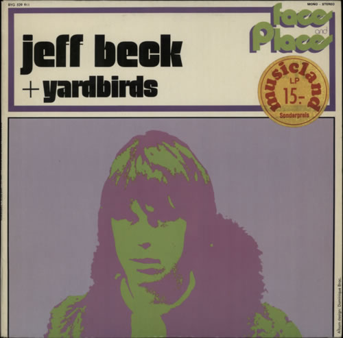 Jeff Beck Faces And Places Vol. 11 vinyl LP album (LP record) French BEKLPFA593192