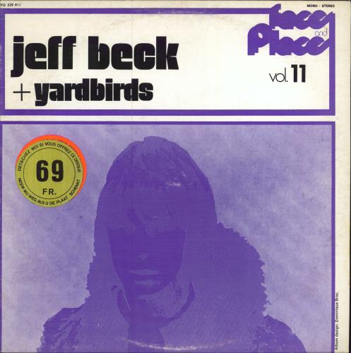 Jeff Beck Faces And Places Vol. 11 vinyl LP album (LP record) French BEKLPFA786240