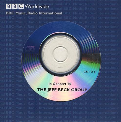 Jeff Beck In Concert 20 CD-R acetate UK BEKCRIN369280