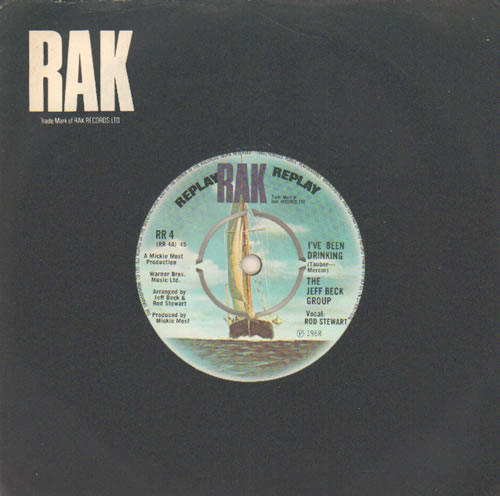 Jeff Beck I've Been Drinking 7" vinyl single (7 inch record / 45) UK BEK07IV638056