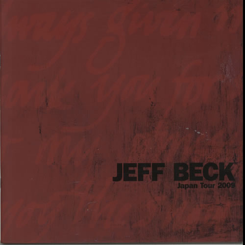 Jeff Beck Japan Tour tour programme Japanese BEKTRJA625392