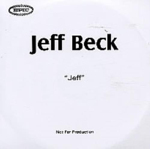 Jeff Beck Jeff CD-R acetate UK BEKCRJE259201