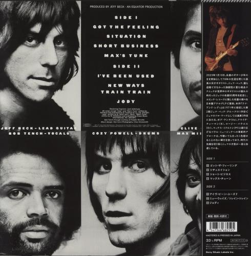 Jeff Beck Rough And Ready vinyl LP album (LP record) Japanese BEKLPRO844306
