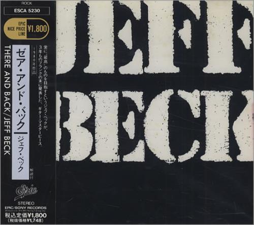 Jeff Beck There And Back CD album (CDLP) Japanese BEKCDTH423842