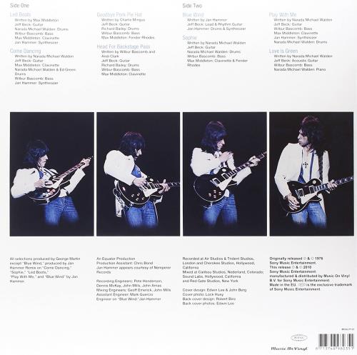 Jeff Beck Wired - 180 Gram vinyl LP album (LP record) UK BEKLPWI805180