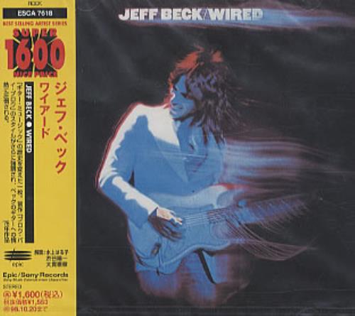 Jeff Beck Wired CD album (CDLP) Japanese BEKCDWI322264