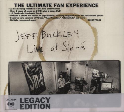 Jeff Buckley Complete Live At Sin-E 3-disc CD/DVD Set UK JFB3DCO866488