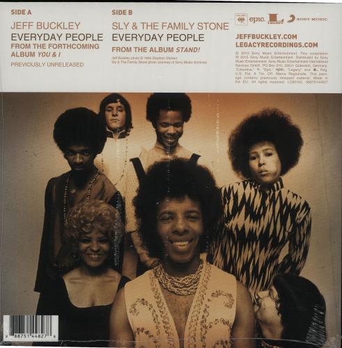 Jeff Buckley Everyday People - RSD BF15 - Sealed 7" vinyl single (7 inch record / 45) UK JFB07EV644701