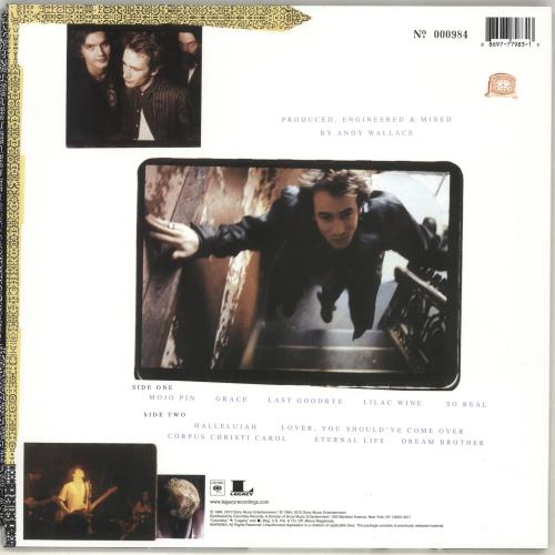 Jeff Buckley Grace - Lilac Vinyl vinyl LP album (LP record) US JFBLPGR681750