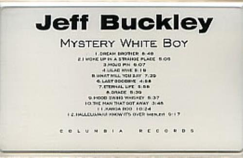 Jeff Buckley Mystery White Boy cassette album UK JFBCLMY292190